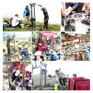 Machine de forage de roche à essence portable HW, foreuse à échantillons de roche, machine de forage à vendre - Product Image 6