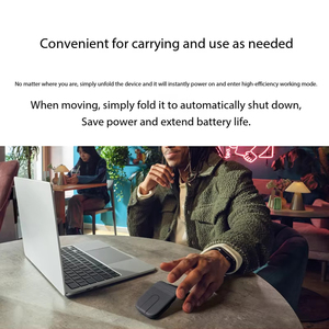 เมาส์พับได้ Logitech MOBI FOLD พกพาสะดวก เมาส์ไร้สาย แบตเตอรี่แบบชาร์จได้ - Product Image 4
