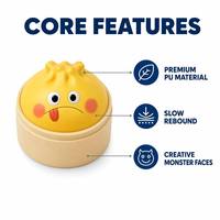 Jouet Squishy Anti-Stress en Mousse PU à Rebond Lent, Monstre à Presser, pour Enfants (5-7 ans) et Adultes, Cadeau Unisexe, Marque OEM JK
