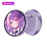 Mooden M3 - Insignia Electrónica Inteligente con Pantalla Dinámica de Anime, Pantalla Táctil Completa HD de 1.95 Pulgadas, Insignia Electrónica DIY