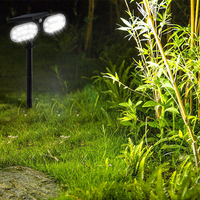 Pratique Lumineux Étanche Extérieur Sol Bollard Pelouse Jardin Led Solaire Spot Light