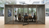 Cabine de travail acoustique insonorisée moderne et amovible pour bureau, espace de travail privé et portable, cabine de réunion