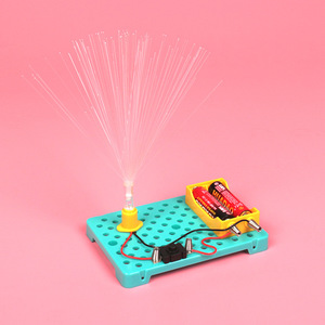 Lámpara de fibra óptica que cambia de siete colores, un divertido proyecto científico para niños, un kit de experimentos científicos para estudiantes y un - Product Image 2