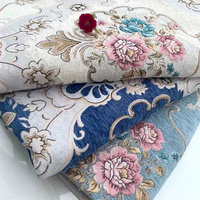2022 usine chinoise meilleure vente bon prix de luxe en mousseline de soie velours broderie soie velours tissu pour housses de canapé/