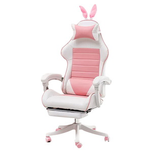 Gaming <b>Chair</b> Pu Leather Swivel Reclining Height Adjustable For Home Office Dormitory Internet Cafe Bedroom <b>Study</b> - Product Image 1