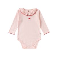 Combinaison pour bébé en coton pur, manches longues, à capuche, dentelle respirante, couleur unie, douce