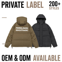 Veste matelassée utilitaire à capuche en duvet pour homme, fermeture éclair intégrale, poches, cordons de serrage, hiver, grandes tailles, surdimensionnée, 6XL 7XL