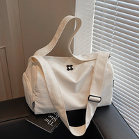 Sac de sport et de fitness pour femme, sac de yoga étanche avec compartiment sec/humide, sac de natation grande capacité, portable et léger pour les trajets courts