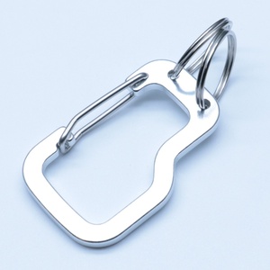 Carabiner cổng dây phẳng với dây móc khóa 2 2.5mm cho các sự kiện quảng cáo và tặng quà - Product Image 2