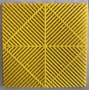 PP Garage Floor Tile In Interlocking Plastic Grid Floor