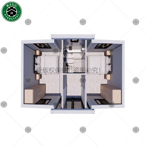 Vente en gros de maisons préfabriquées extensibles de 2 à 3 chambres, en conteneurs, panneaux sandwich, assemblage rapide, mini-villa - Product Image 6