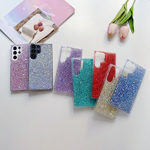 LeYi belle fille <span class=keywords><strong>coque</strong></span> de téléphone bling paillettes tpu souple transparent <span class=keywords><strong>coque</strong></span> de téléphone pour Samsung galaxy s23 <span class=keywords><strong>s22</strong></span> ultra plus - Product Image 2
