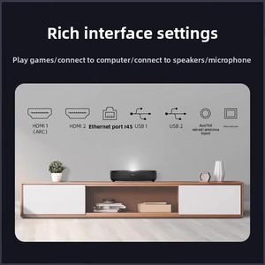 <span class=keywords><strong>Hisense</strong></span> 300X Laser TV, Proyector Láser a Todo Color de Alcance Ultracorto, <span class=keywords><strong>4K</strong></span> Ultra Alta Definición, Cine en Casa, <span class=keywords><strong>100</strong></span> Pulgadas - Product Image 4