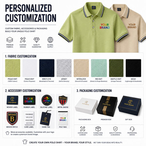Camiseta Polo Personalizada para Hombre, 100% Poliéster, 200GSM, Tejido Piqué Suave y Cómodo, Transpirable, Diseño con Ribetes, Corte Clásico, Deportiva - Product Image 5