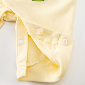 Combinaison pour bébé nouveau-né unisexe en coton à manches longues avec motif de dinosaure - Product Image 5