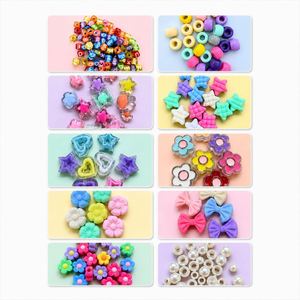 Perles carrées en acrylique DIY pour la fabrication de bijoux, lettres initiales en vrac, perles de 10x10x10mm, trou d'environ 4mm, plastique/Lucite Newegg - Product Image 2