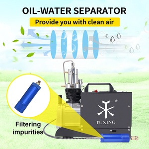 <span class=keywords><strong>Compresseur</strong></span> d'air PCP TUDIVING OEM en gros 18KW à <span class=keywords><strong>purge</strong></span> automatique 110V 220V monocylindre pour remplissage de bouteilles de plongée sous-marine 4500psi et paintball - Product Image 4