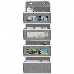 Organisateur mural ou à suspendre pour placard d'enfants à 4 couches avec poches - Product Image 6