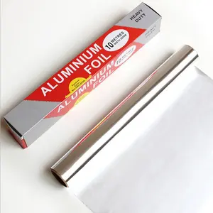 Prezzo di fabbrica personalizzato argento pesante foglio di alluminio rotolo di carta Film10M per la famiglia