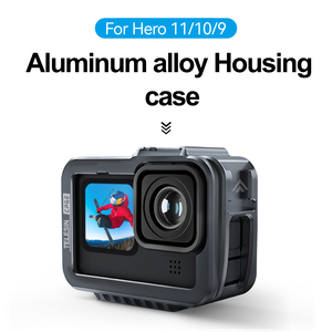 Cage de protection en métal <span class=keywords><strong>Telesin</strong></span> pour <span class=keywords><strong>GoPro</strong></span> <span class=keywords><strong>11</strong></span>, cadre de protection en métal pour caméras <span class=keywords><strong>GoPro</strong></span> Hero <span class=keywords><strong>11</strong></span>/10/9 - Product Image 4