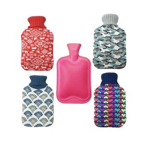 Bouillotte en caoutchouc la moins chère avec housse en peluche super douce Sac à eau chaude haute capacité - Product Image 4