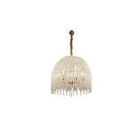 Luminaire suspendu LED de style scandinave, lustre en verre moderne nordique de luxe, lampe suspendue pour la décoration intérieure de la salle à manger, du bar
