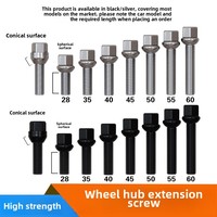 Vis de roue antivol en acier et acier au carbone pour pneus de voiture avec tête hexagonale et finition zinguée Spline & Tuner