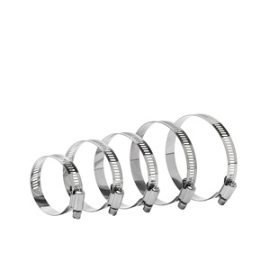 Ống kẹp 304 thép không gỉ b-loại Worm Gear Hose kẹp q676b Metric DIN/En Tiêu chuẩn chống ăn mòn bền - Product Image 1