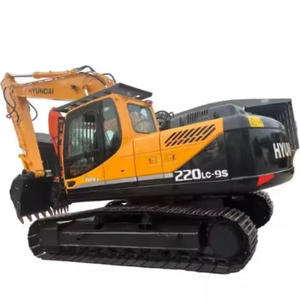 Excavadora Hyundai Original de 22 Toneladas de Corea del Sur, Hyundai 220 Usada con Motor Cummins, Excavadora Usada de Alta Calidad - Product Image 1
