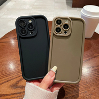NOUVEAU Étui de téléphone en silicone épais antichoc pour iPhone 11 12 13 14 15 Pro Max, coque de protection souple pour iPhone 14 15 Plus