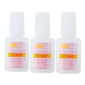 Byb Bond Nail Lijm Sneldrogende 10G Blauw Lijm Sterke Lijm False Tip Lijm Manicure Decoratie Nail Tips Gebruik niet Giftig