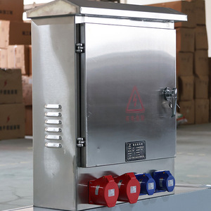 Stainless Steel Outdoor Socket Box 500x600x200 Ip66 Waterproof Industrial Wall Mounted Power Distribution Box - Product Image 1