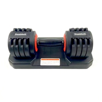 Ensemble de musculation à domicile Haltères de gymnastique réglables 6.5kg Haltères de fitness pour femmes