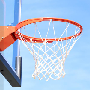 Bền 18 "tiêu chuẩn ly khai bóng rổ rim thép với Net thép ngoài trời Slam Dunk danh sách đôi rim - Product Image 1