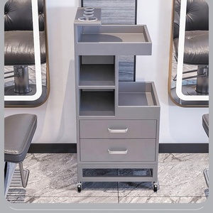 Barber Shop <b>Tool</b> Cabinet Hair Salon Special <b>Trolleys</b> Multi-functional Storage Rack with Drawer Auxiliary Cart - Product Image 4