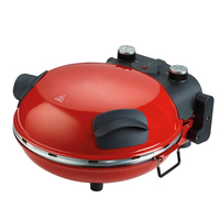Four à pizza électrique rapide et amusant avec pierre céramique de 12 pouces pour faire des crêpes/pancakes, machine à faire des pizzas, four à pizza électrique