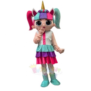 Godimento CE OEM personalizzato LOL <span class=keywords><strong>unicorno</strong></span> ragazza Costume mascotte/personaggio personalizzato mascotte Costume per la festa - Product Image 1