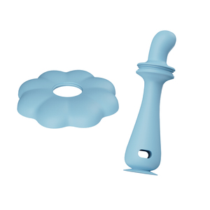 YC Jouet à mâcher et à secouer en silicone souple de qualité alimentaire 100% en forme de petit <span class=keywords><strong>champignon</strong></span>, pour bébés unisexes de 0 à 24 mois, couleur et logo personnalisés - Product Image 4