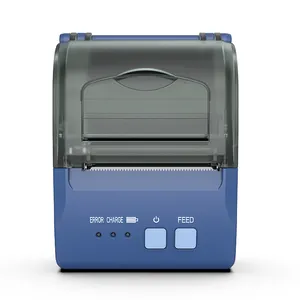 Mini impresora térmica portátil Bt inalámbrica de mano de 58mm Impresora portátil de recibos Impresora portátil