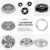 Service OEM, radiateur à ailettes larges et à paroi mince personnalisé en ADC12 A360, pièces moulées sous pression en alliage d'aluminium de haute précision et haute pression