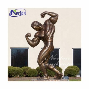 Norton Nhà Máy Tùy Chỉnh Sản Xuất Cuộc Sống Kích Thước Kim Loại Bronze Cơ Bắp Khỏa Thân Người Đàn Ông Bức Tượng Điêu Khắc Giá - Product Image 5