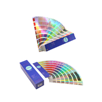 Guide de couleurs CMYK Tian Ping, nuancier holographique, impression offset, couverture rigide, échantillons portables pour correspondance des couleurs