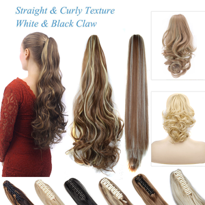 ผมต่อหางม้าสำหรับผู้หญิงมาใหม่24 "แฮร์พีซผมลอนแบบลอนธรรมชาติหางม้าทนความร้อน - Product Image 6