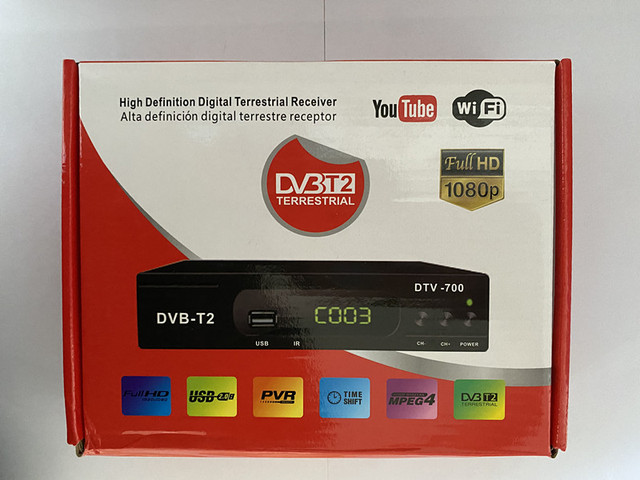 Digital MPEG 4 HD Tv Receiver 4k DVB T2 Terrestrial Receiver DVB-T2 H.264 FTA Full HD Mini Set-top Box