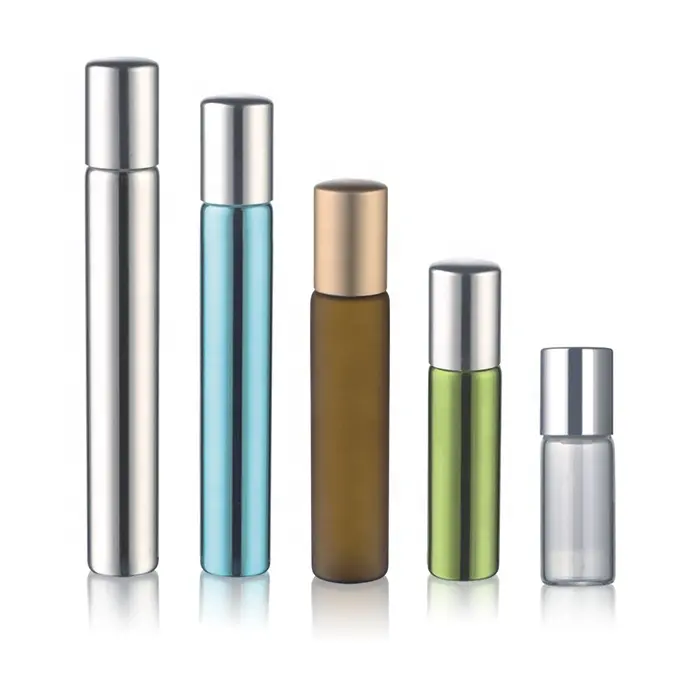 5/8/10/20/30ml roller bottles glass roll on perfume rolling bottles cosmetic packaging japan