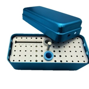 Caja Esterilizadora de Autoclave de 72 Orificios para Desinfección Dental, Soporte Manual para Limas Endo, Caja para Fresas y Accesorios de Taladro Dental Manual - Product Image 1