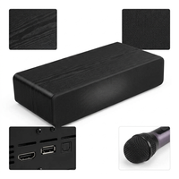 Enceinte de karaoké pour studio à domicile avec deux micros sans fil X6