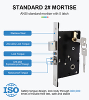 Sistema de Cerradura para Habitaciones de Hotel con Tarjeta de Acceso y Tarjeta Llave para Hoteles PRND, Duradero, Chapado en Zinc, Antirrobo, Impermeable