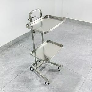 High Quality Stainless Steel Salon Furniture Hair Salon Trolley Hair Salons Beauty Salon Folding Cart - Product Image 1