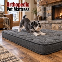 Matelas orthopédique pour chien avec noyau à ressorts ensachés miniatures et housse amovible facile d'entretien pour les animaleries et les distributeurs